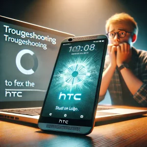 گیر کردن گوشی روی لوگو